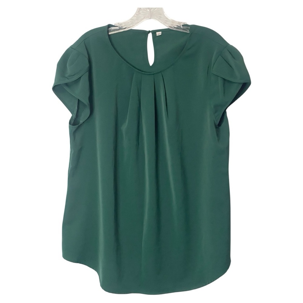 Chic Forest Green Women's Blouse